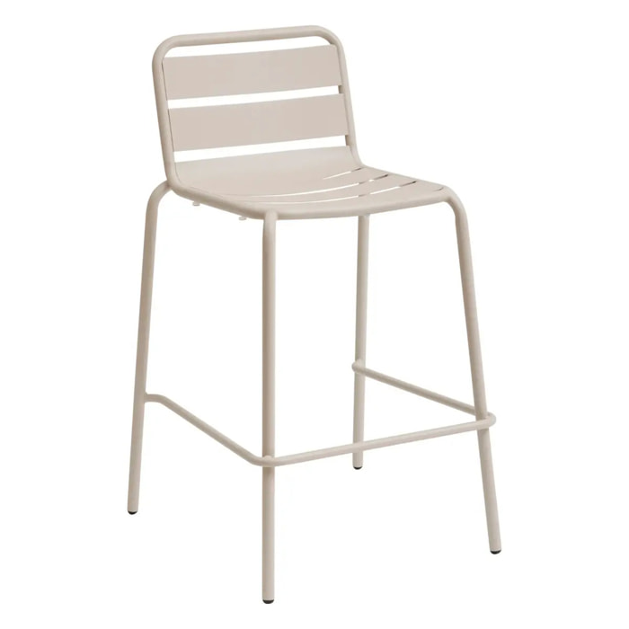 Chaise de bar empilable Phuket Argile
