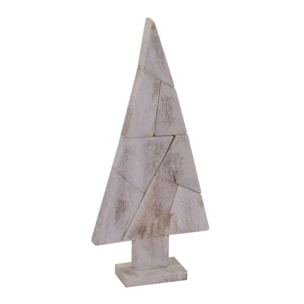 Albero in legno sbiancato cm28x9h60