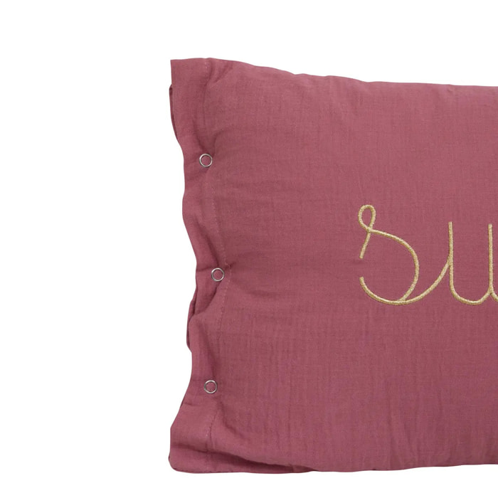Coussin Lili rose antique 50x30cm