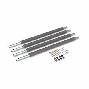 Lot de 4 montants inférieurs pour filet de sécurité trampolines 180 à 250cm