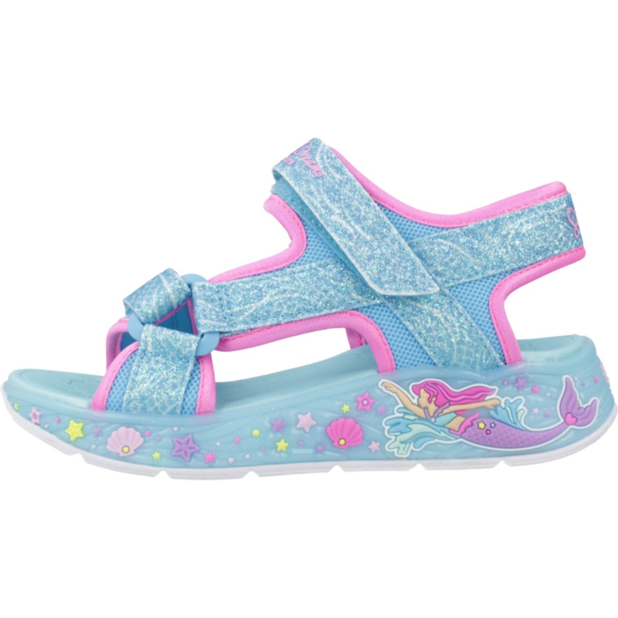 Sandalias Niña Lights Mermaid Dr Azul