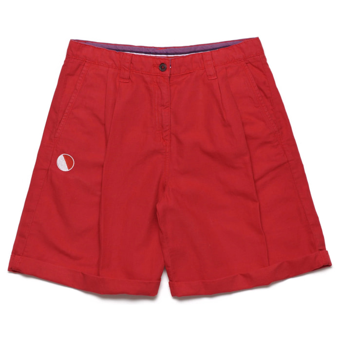 Kappa - Pantaloni Corti Donna Rosso - Laurent Monaco