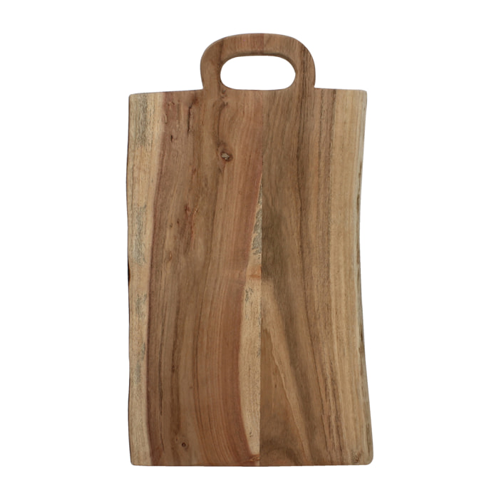 Planche de découpe en bois d'acacia 50x28cm WOOD