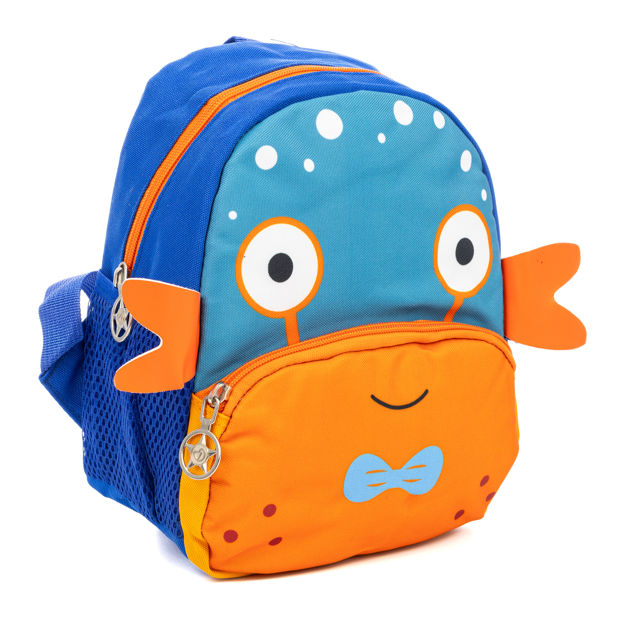 Mochila infantil con diseño de Cangrejo. Con hombreras acolchadas, transpirables y ajustables.