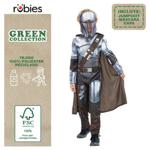 DISFRAZ MANDALORIAN GREEN COL EN CAJA IN
