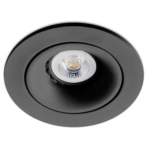 ARGON R Lampada incasso nera