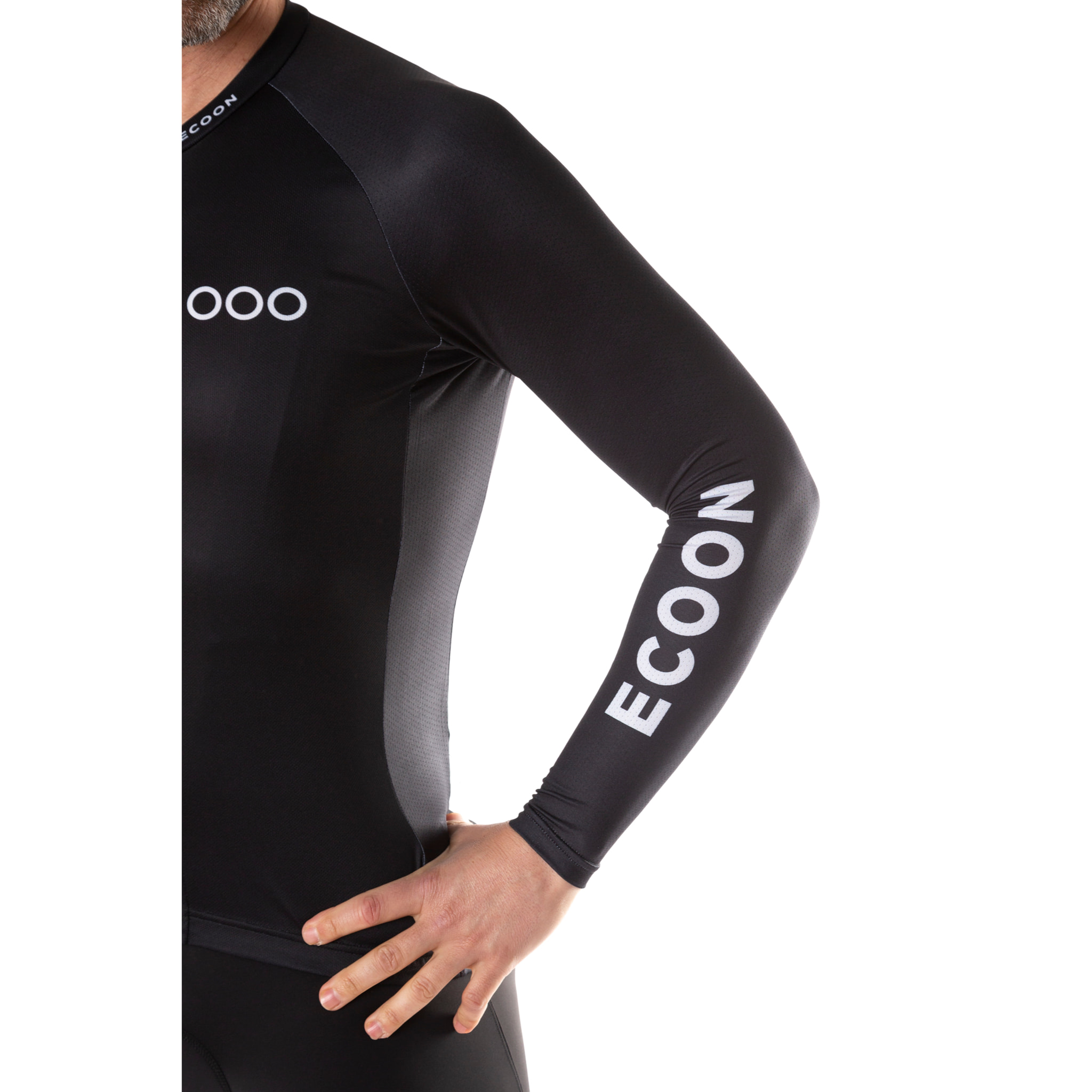 Maillot de manga larga ECOON modelo Tourmalet Men en color Negro