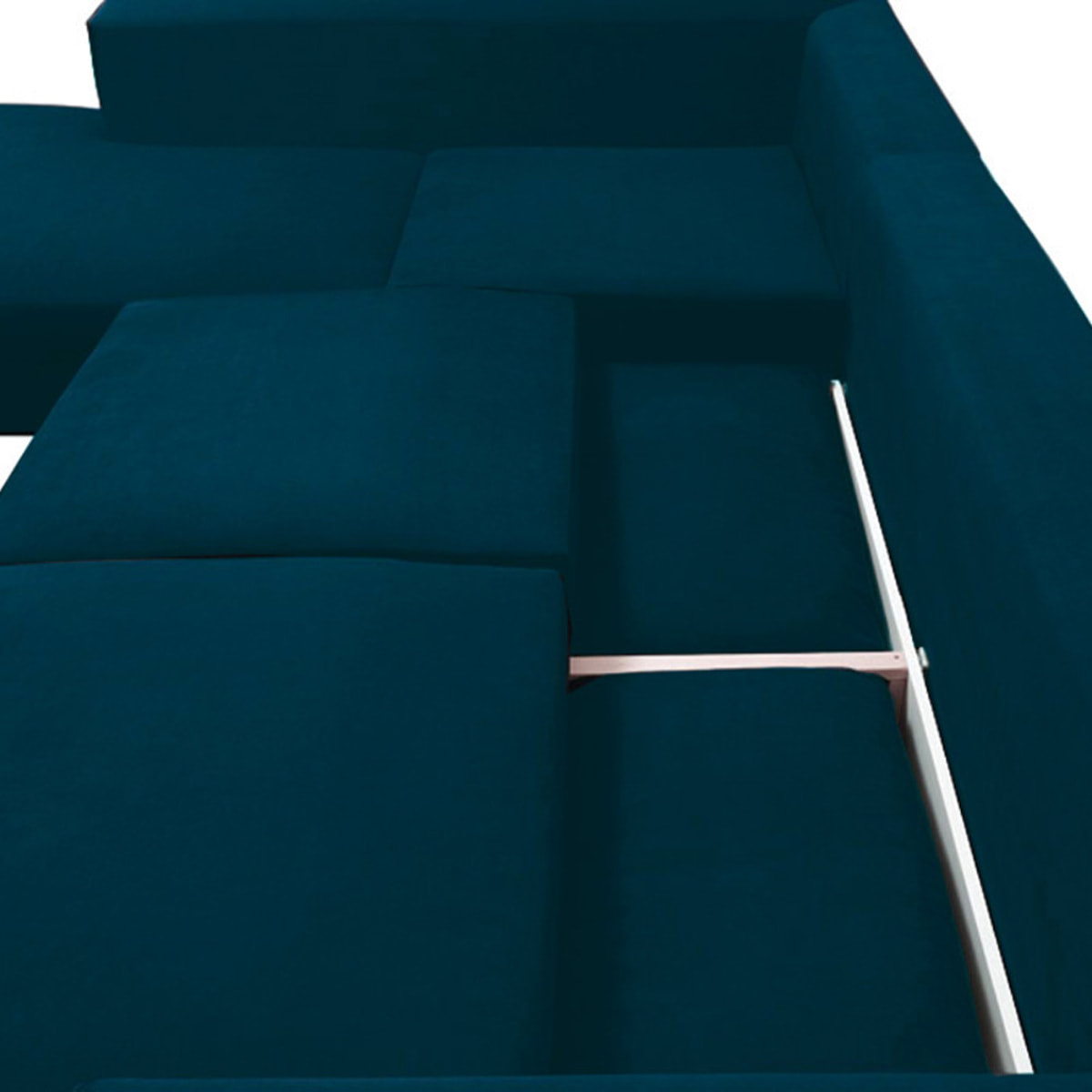 Canapé Velours Angle Gauche Fiesole 3 Places