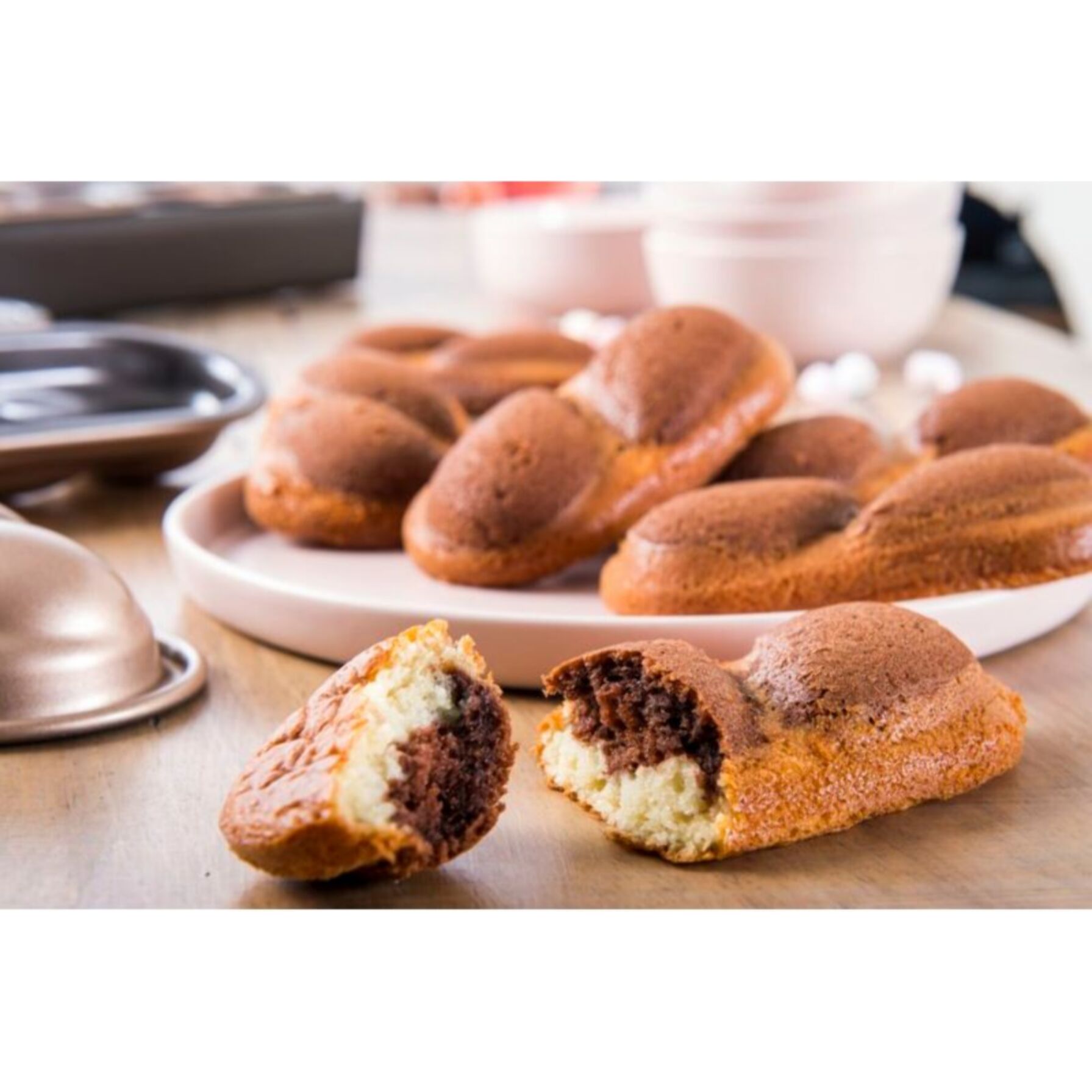 Moule à briochette TEFAL Creabake 3 moules à petite torsade