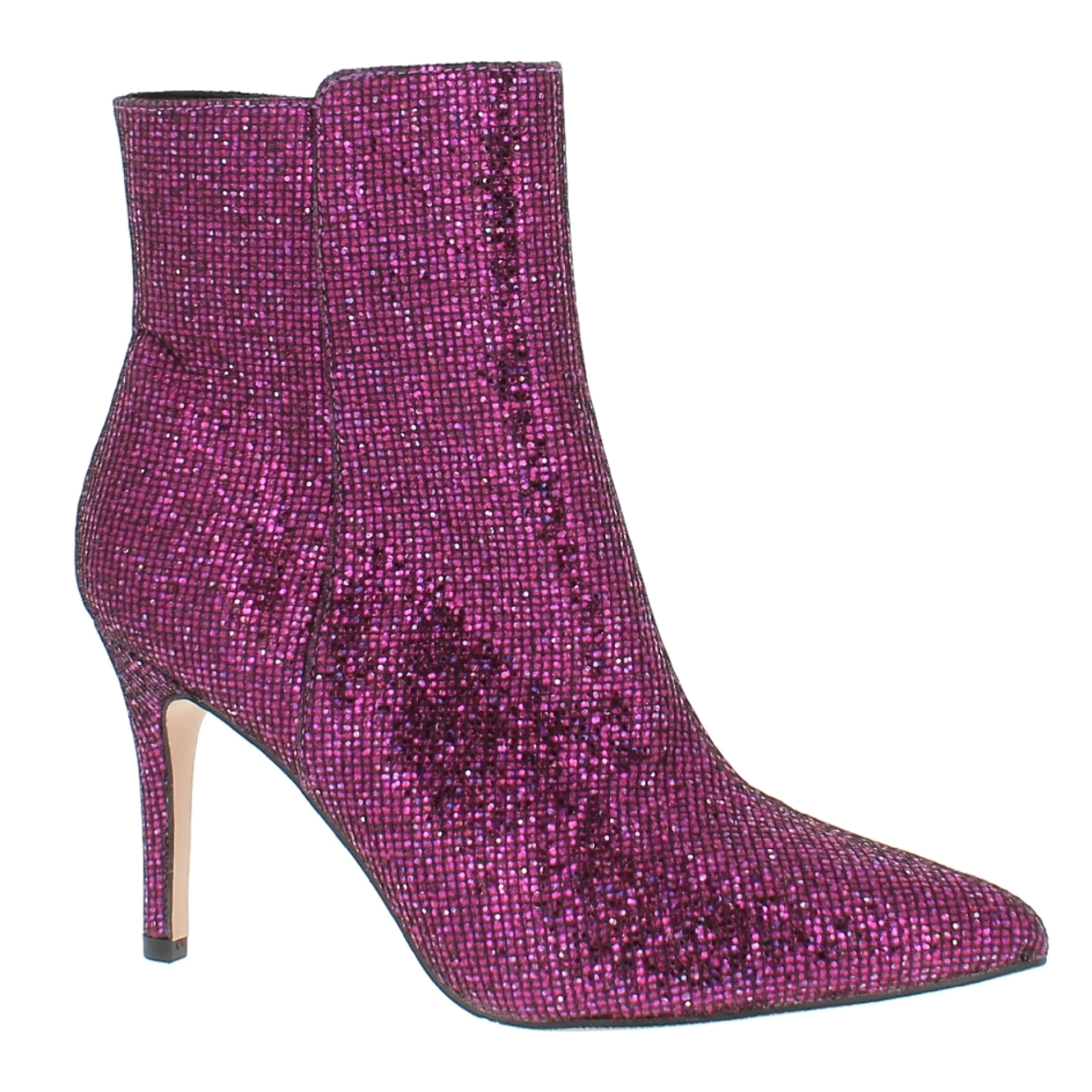 Marina Galanti Scarpe Donna Hankle Boot Spool Heeled 80 Strass Detail MG W24A086 Purple