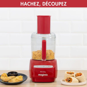 Robot multifonction MAGIMIX 18253F Mini Plus Rouge