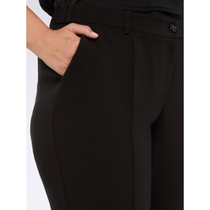 Fiorella Rubino - Pantalones New York en tejido elástico - Negro