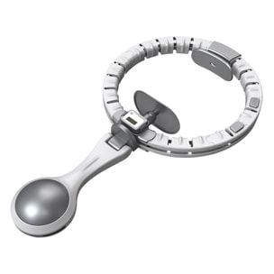 Anello di hula hoop intelligente T204 PLUS con luci, per fitness e allenamento di forza per la vita. Per uomini e donne (40 a 80Kg). 3 sezioni regolabili.