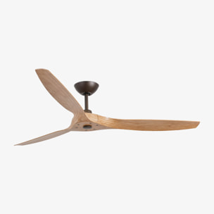 MOREA L Ventilateur marron clair DC