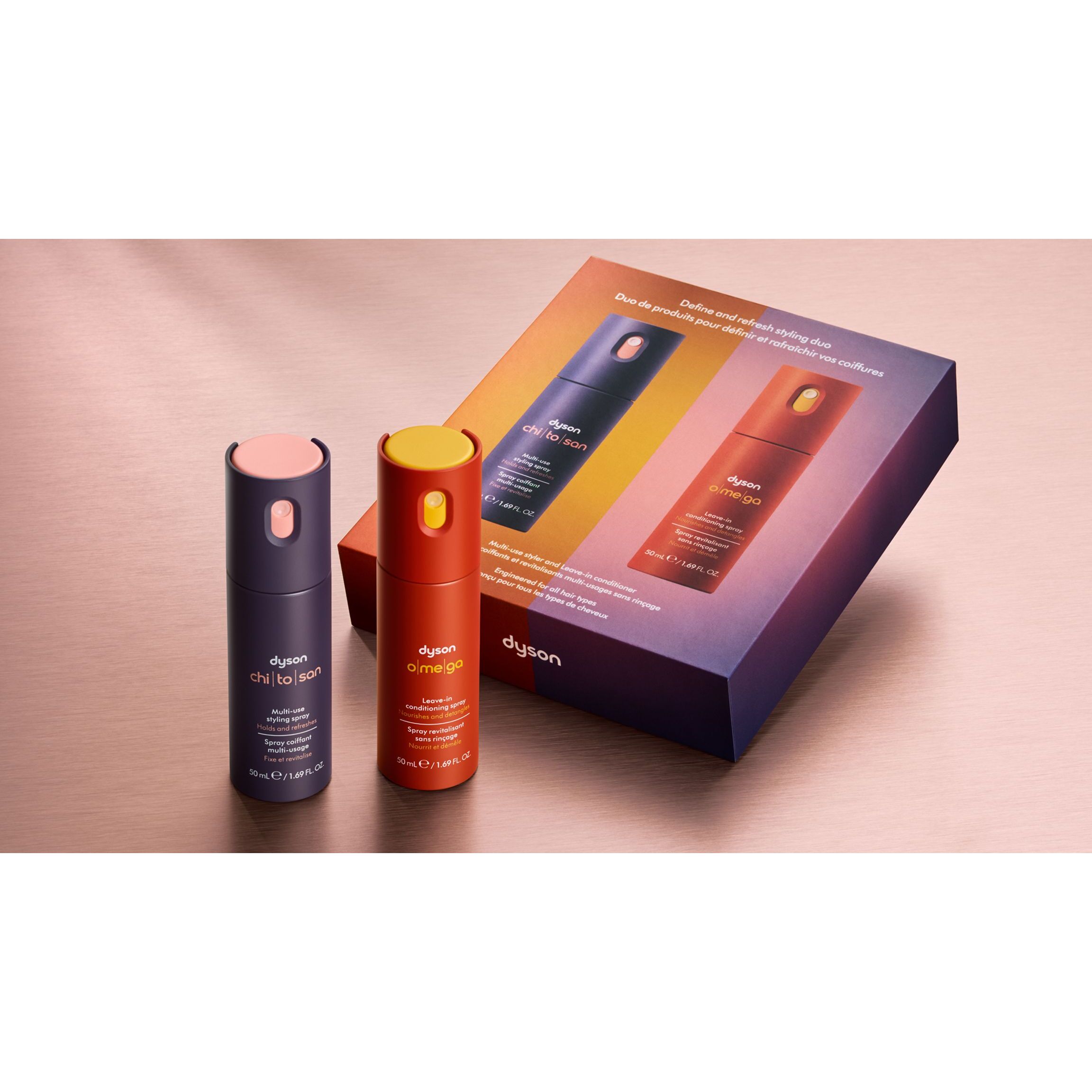 Duo coiffant Dyson Chitosan et Omega