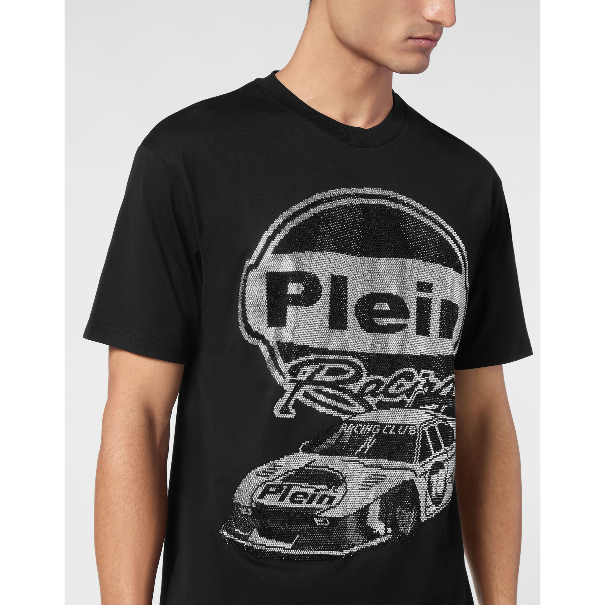 PHILIPP PLEIN Camiseta Cuello Redondo RACING