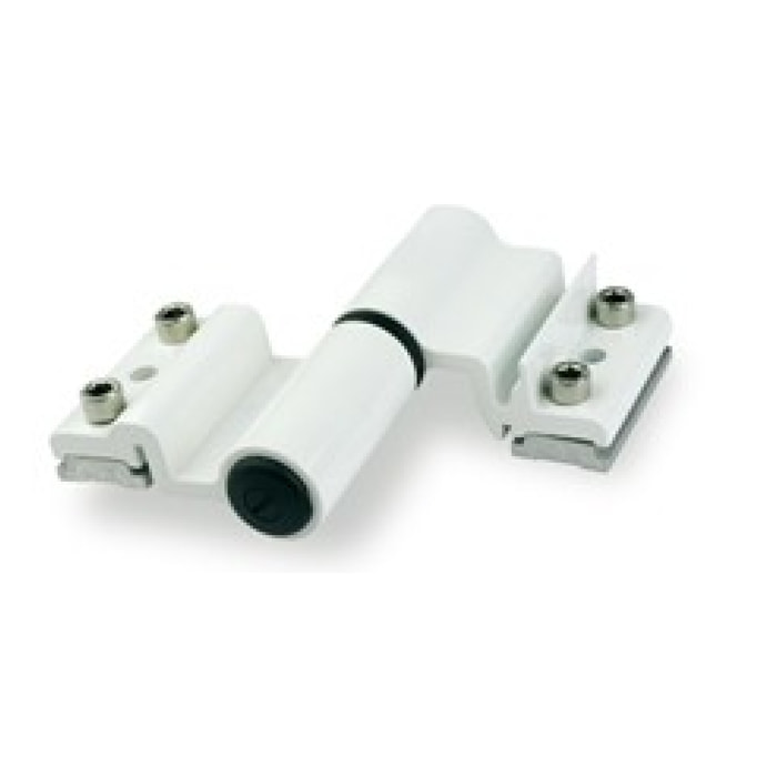 Paumelle à clamer 5511I alu gris 05 FAPIM pour porte lourde - 5511I-05