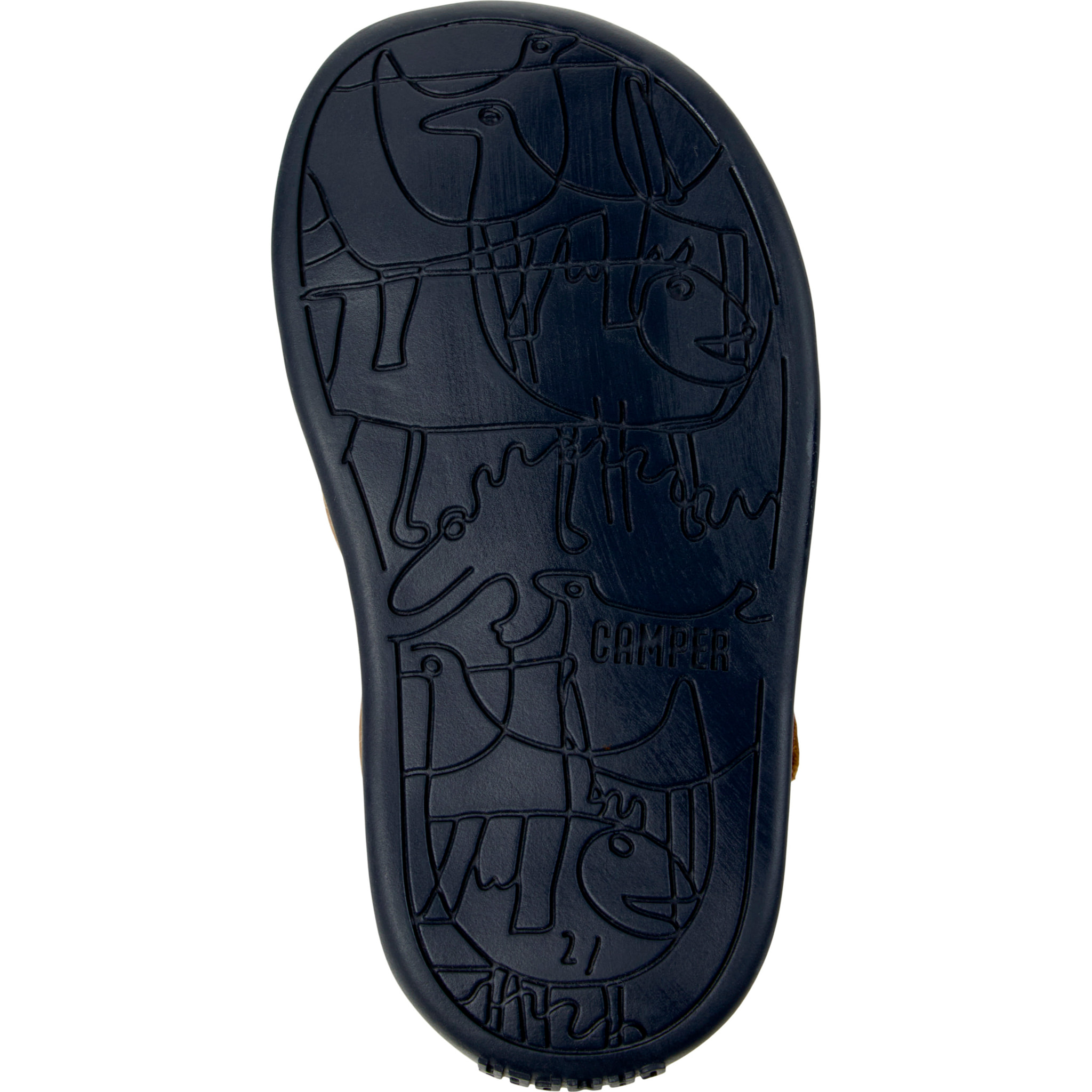 Sandalias - CAMPER Bicho - Marron - Cuero liso