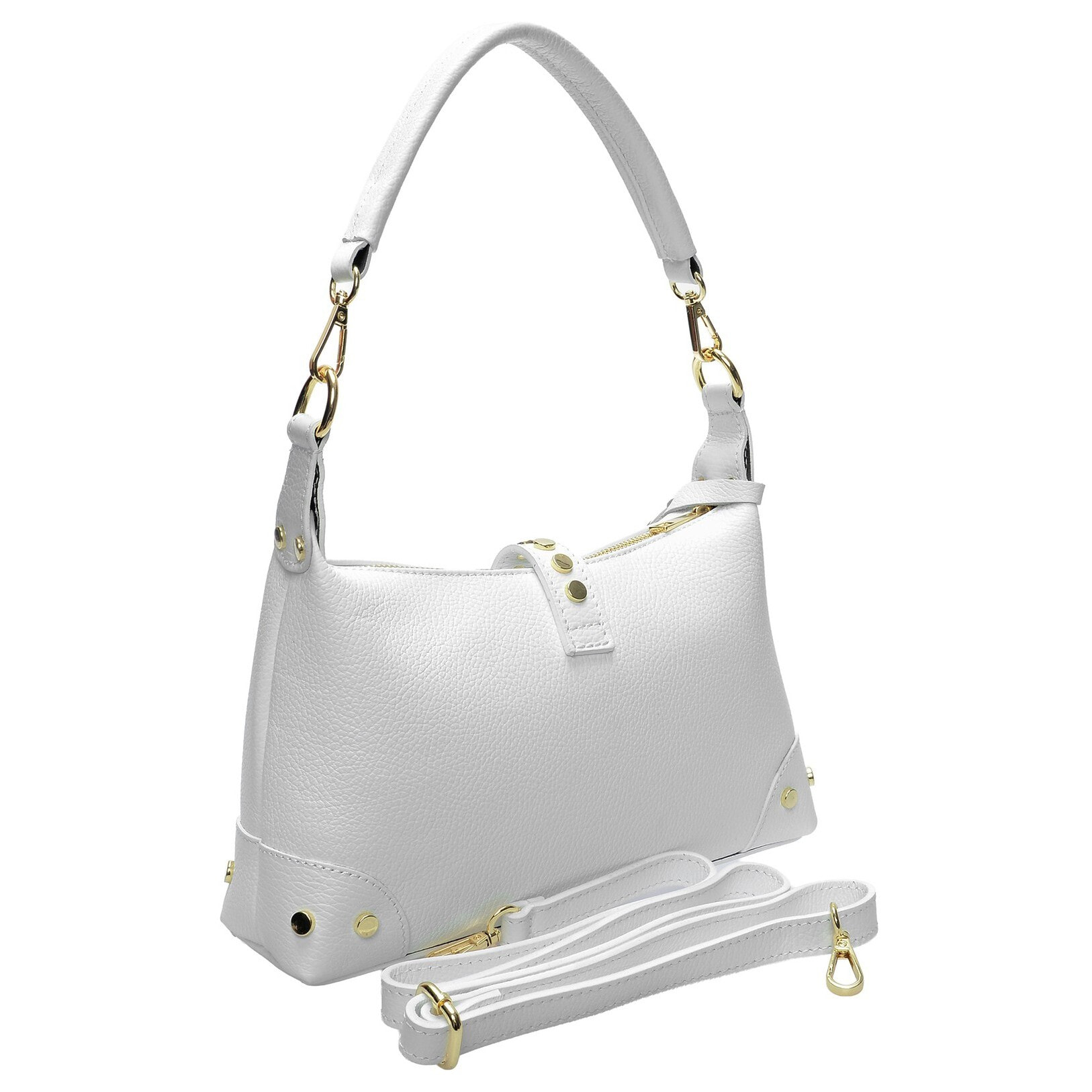 Borsa a tracolla Anna Luchini Bianco