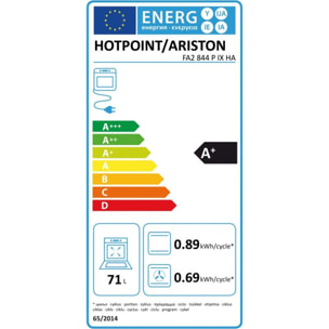 Four encastrable HOTPOINT FA2844PIX