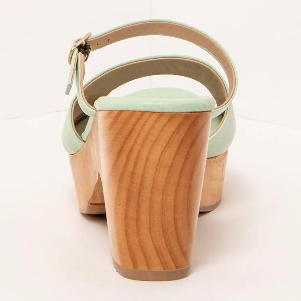 Sandalias con tacón S3273 NAPPA PASTEL GREEN/ ST.LAURENT SANDAL color Pastel green