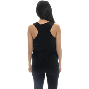 Camiseta de tirantes de mujer Leone Gold de algodón elástico