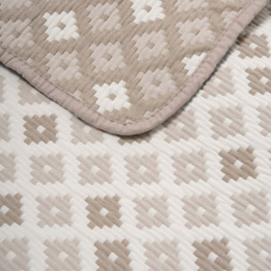 Colcha jacquard ayana arena