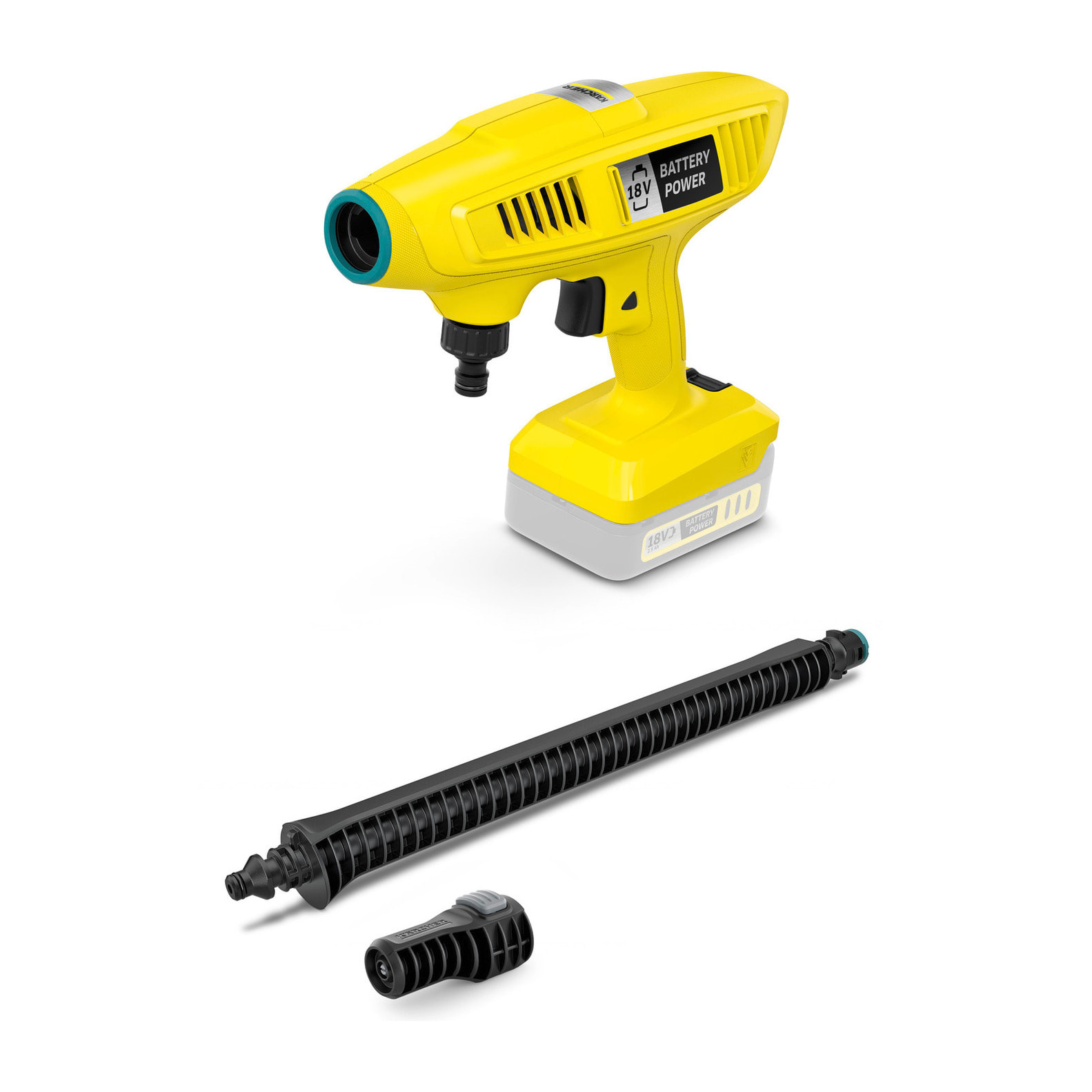 Nettoyeur haute pression sans fil Karcher KHB 4-18 - Pression 24 bar- Débit 4 l/min- sans batterie