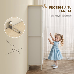 Alacena de Cocina Alta con Luz LED Sensor de Movimiento, Mueble Auxiliar de Cocina con Iluminación Regulable en 3 Colores, 4 Puertas y Estantes Ajustables, Blanco