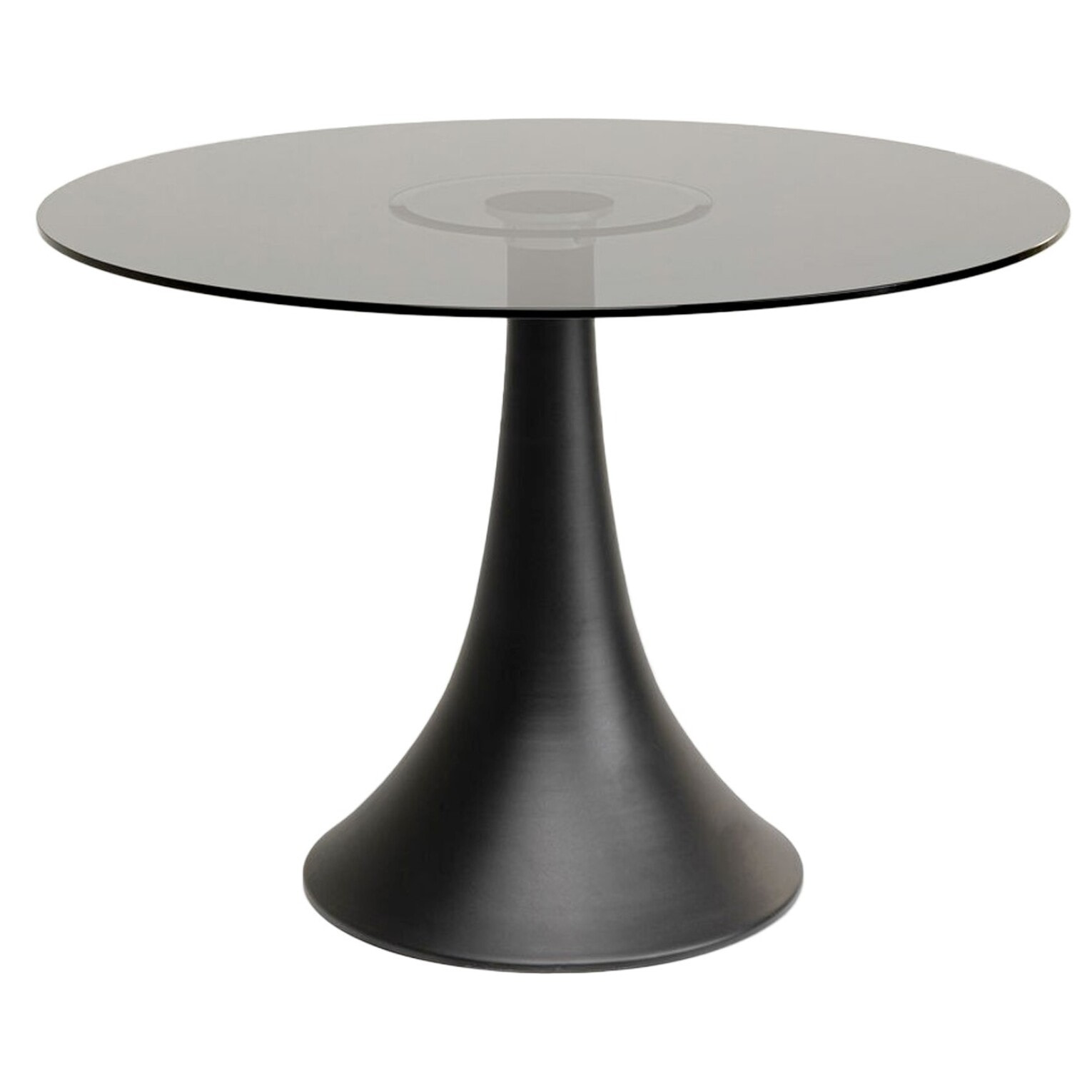 Table Grande Possibilita noire et verre fumé Kare Design