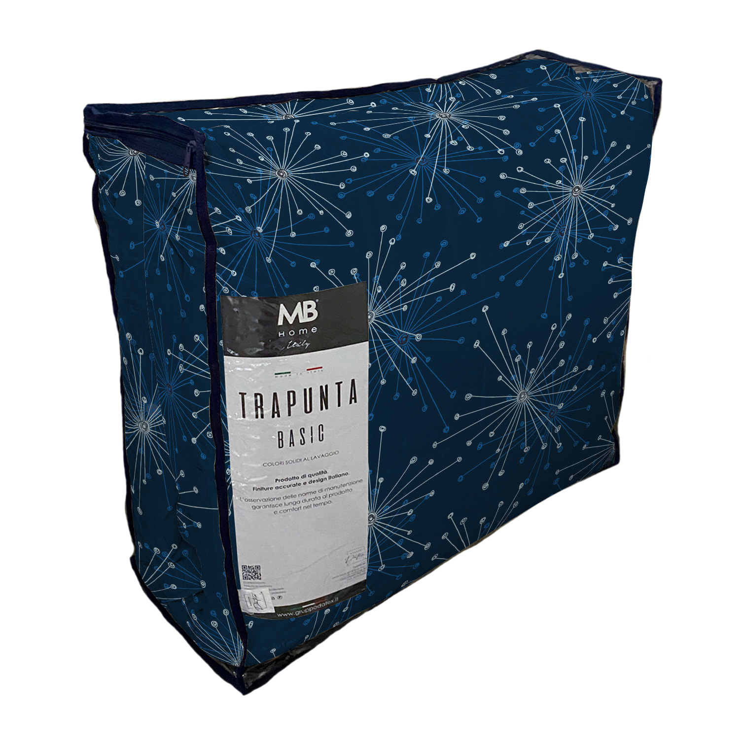 TRAPUNTA INVERNALE BASIC, 200gr, Doubleface, Microfibra, Made in Italy - FIREWORKS