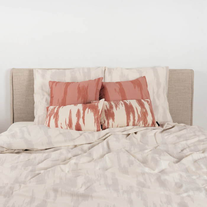 Housse de couette en popeline 80 fils Mahón Gris