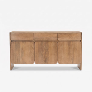 Buffet en bois de manguier marron clair - Achille