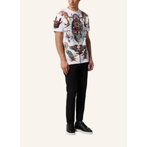 PHILIPP PLEIN Camiseta Cuello Redondo Ss TATTOO