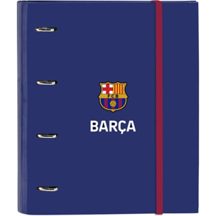 Carpeta 4 anillas 35mm c/recambio f.c.barcelona 1ª equip. 23/24