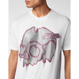 PHILIPP PLEIN Camiseta de cuello redondo y manga corta SKULL