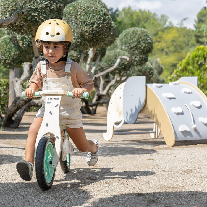 Bicicleta sin pedales WILD BIKE bici infantil de madera diseño verde