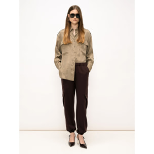 Pantaloni donna Made in Italy - Modello Erisia - Poliestere/Viscosa