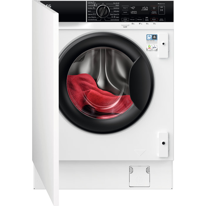 AEG Lavadora secadora integrable Serie 7000 ProSteam® de 8.0 kg LWN7E8636F