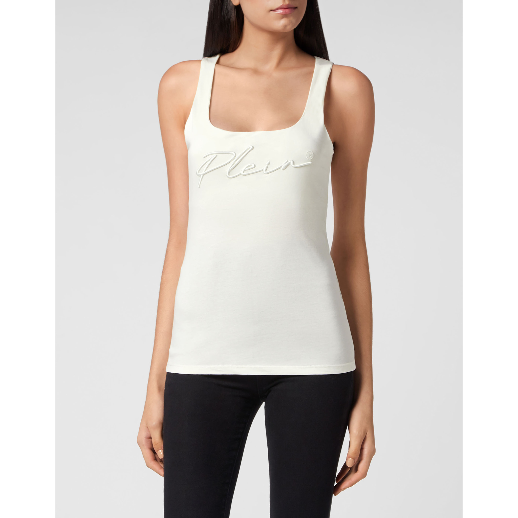 PHILIPP PLEIN Camiseta de tirantes SIGNATURE
