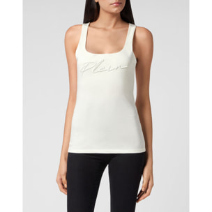 PHILIPP PLEIN Camiseta de tirantes SIGNATURE