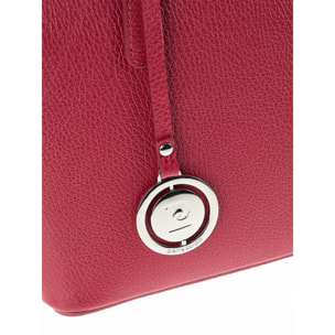 Borsa a spalla da donna Made in Italy - Modello Elowen Lux - 100% pelle - 38.0 x 25.5 x 12.5 cm