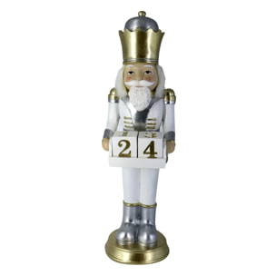 Soldatino in resina bianco cm17x19h60