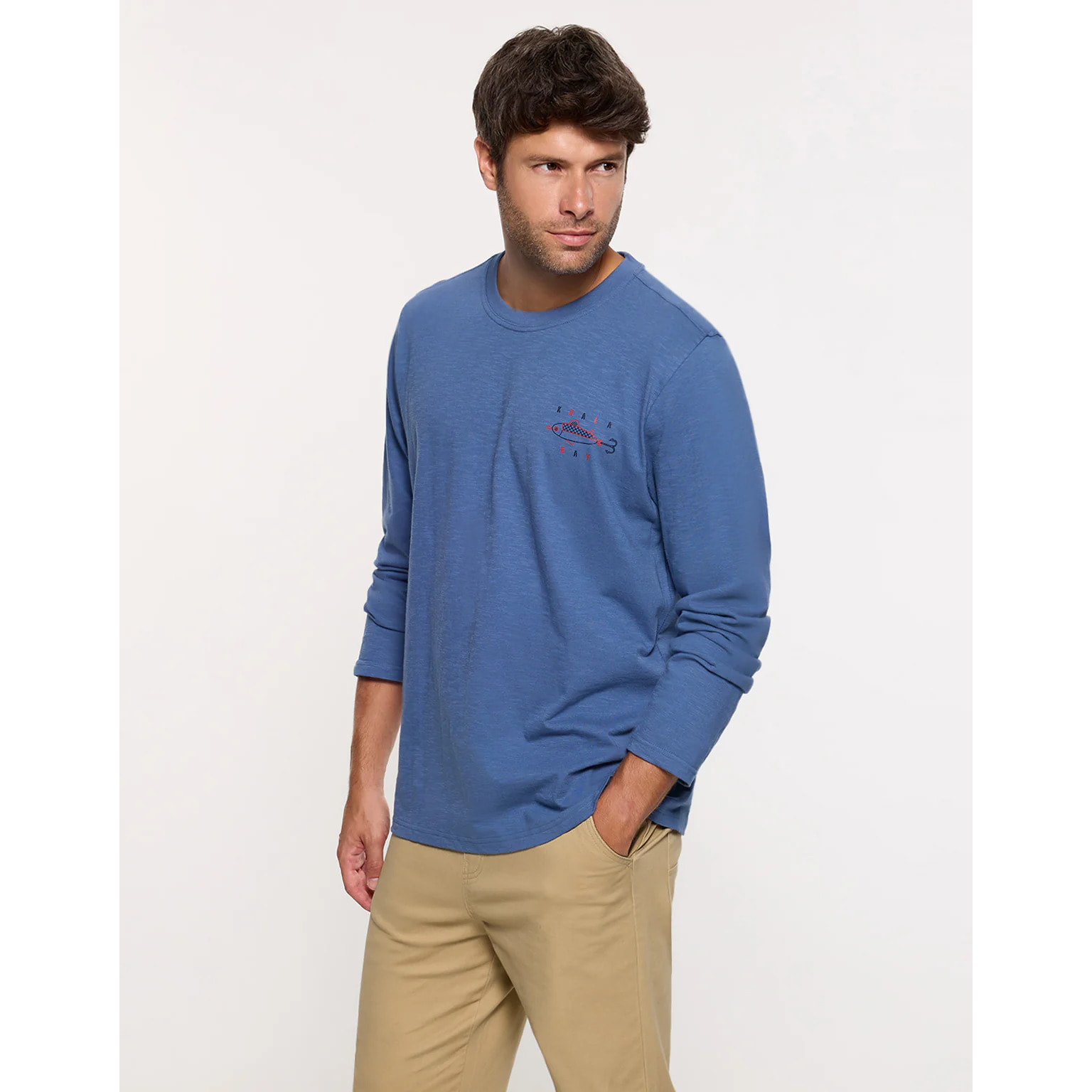 Camiseta Manga Larga Azul - Bubito