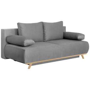 Canapé convertible 3 places en tissu - LARIA