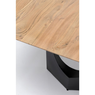 Table Symphony Oho 180x90cm pieds noirs Kare Design