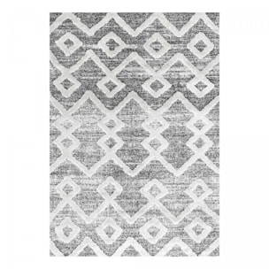 Tapis rond tissé motif scandinave HAPA