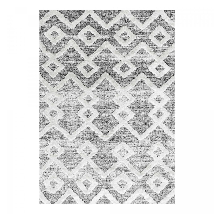 Tapis rond tissé motif scandinave HAPA