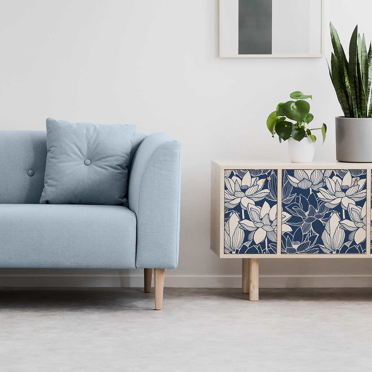 Sticker meuble tropical koriko 60 x 90 cm