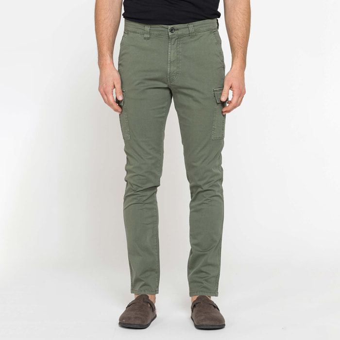 CHINO IN GABARDINA LEGGERA ELASTICIZZATA MOD. 619S
